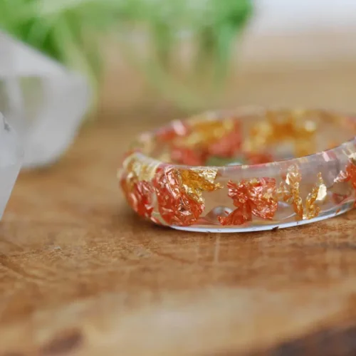 yellow red gold copper ring