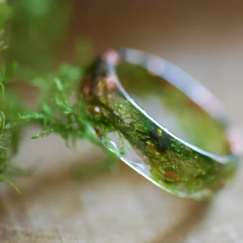 magical ring for woodland green and trees lovers