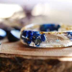 harmony and tranquility ring with lapis lazuli
