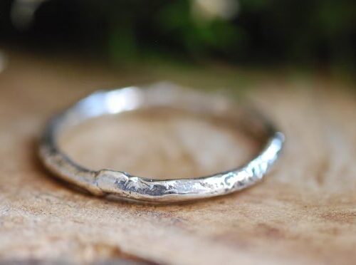 free form sterling silver ring