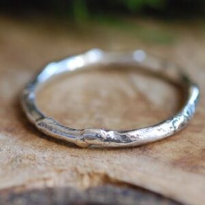 irregular sterling silver ring