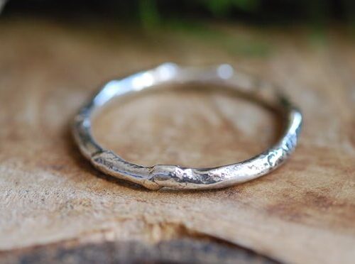 irregular sterling silver ring