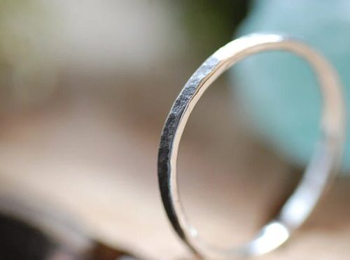 vintage stacking silver ring