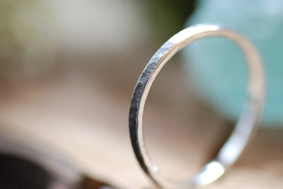 vintage stacking silver ring