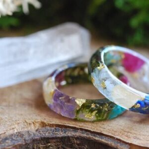 birthstone ring with personalised gemstones