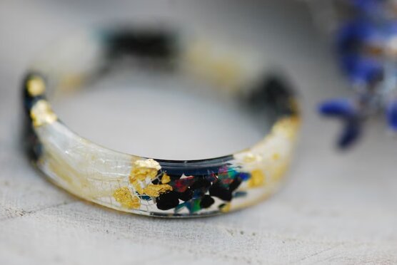 black opal ring for gift