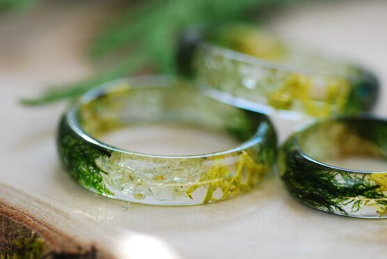 moss and stones ring