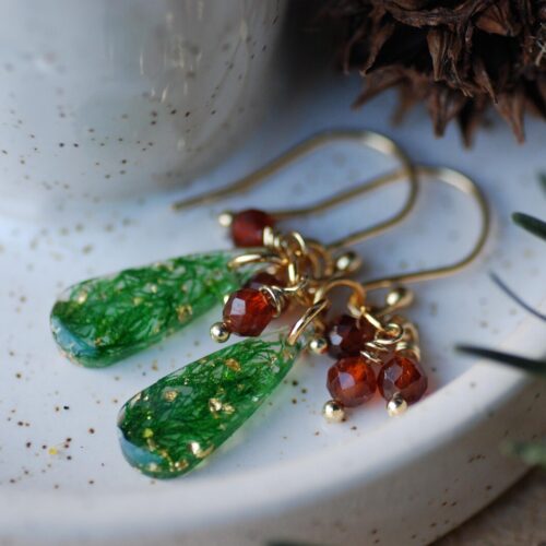 pair of festive earrings 