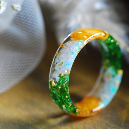  October Birthstone and Birth Flower Band