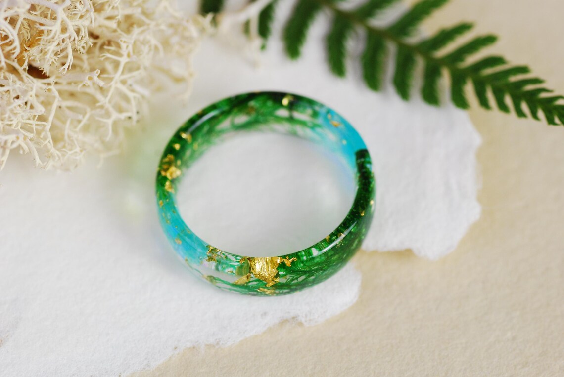 turquoise aurora ring