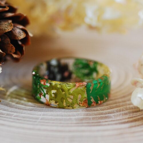 nature ring with forest elements