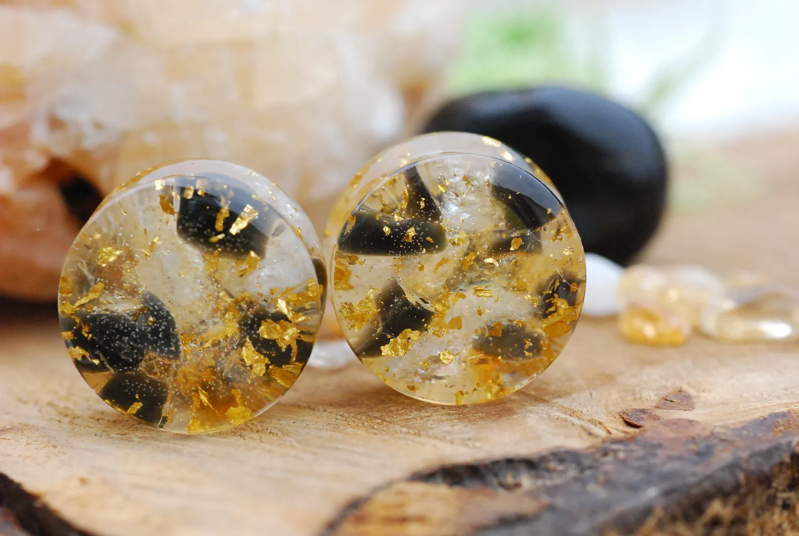 citrine stone gauges
