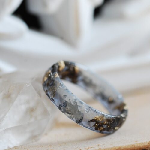 elegant resin ring for her