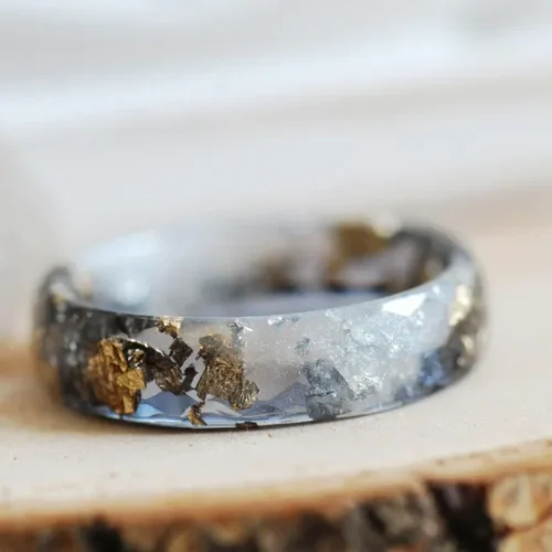 elegant marble ring for her