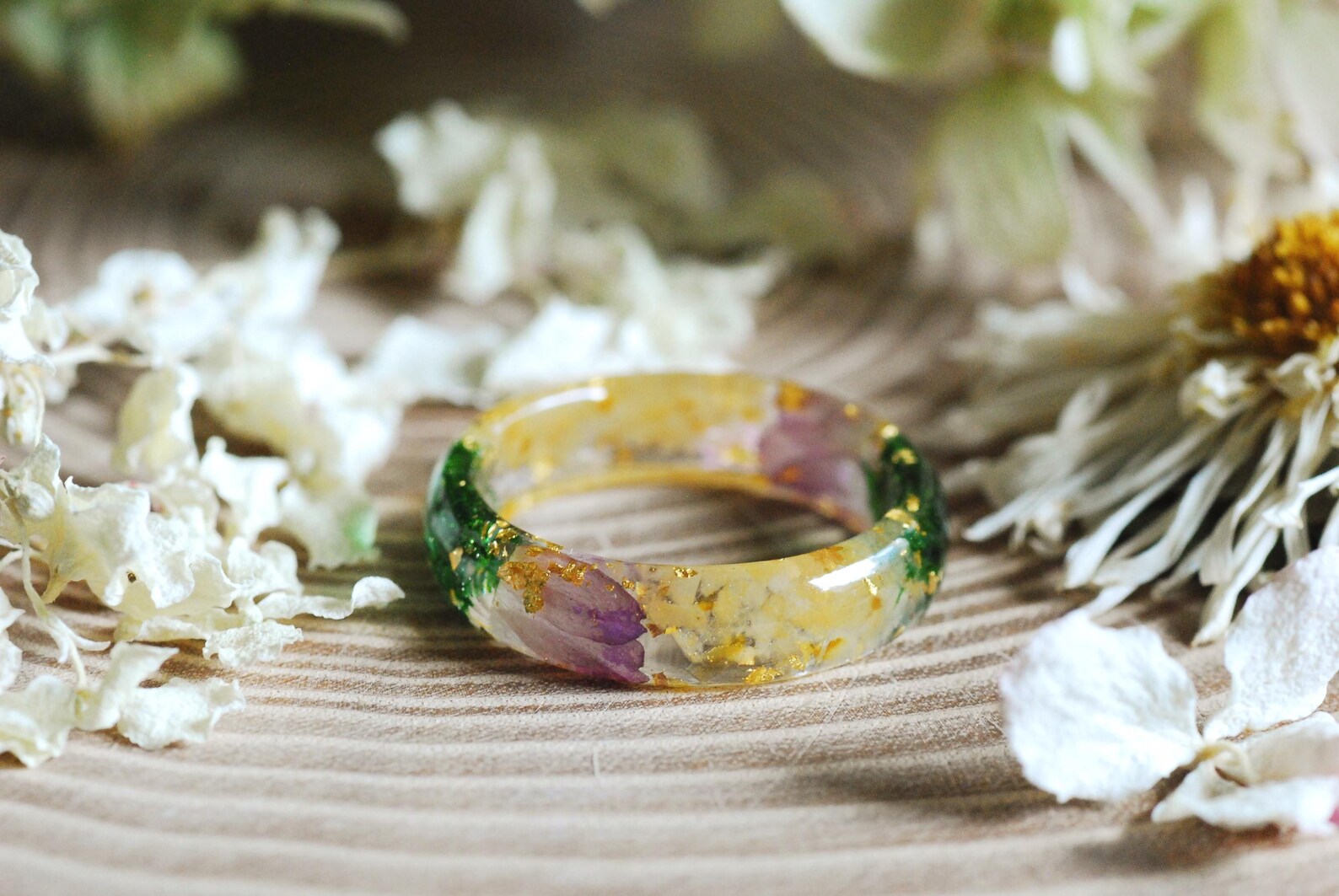 november birth flower ring